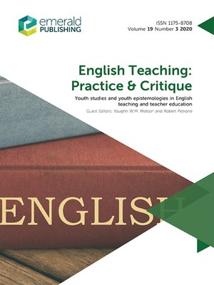 cover image of English Teaching: Practice & Critique, Volume 19, Number 3